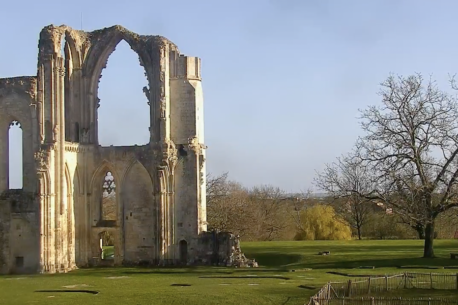 Maillezais - Abbaye (panoramique vidéo)